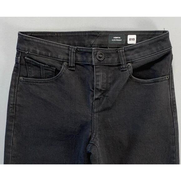 Volcom Vorta Slim Straight 5-Pocket Stretch Denim Skate Jeans. Men's 28X28, GUC! - Picture 3 of 9